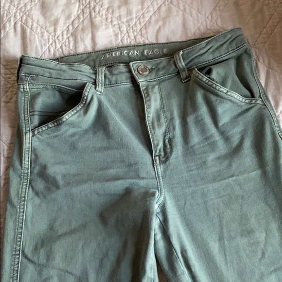 American Eagle Outfitters Pants - AE Jade Green High Rise Jegging